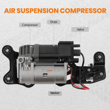 Air Suspension Compressor W/ Bracket Valve Block compatible for BMW X5 F15 X6 F16 2013-2019