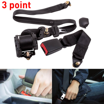 Universel 3 Point Rétractable Ceinture de Sécurité pour Camion kart Safety Belt
