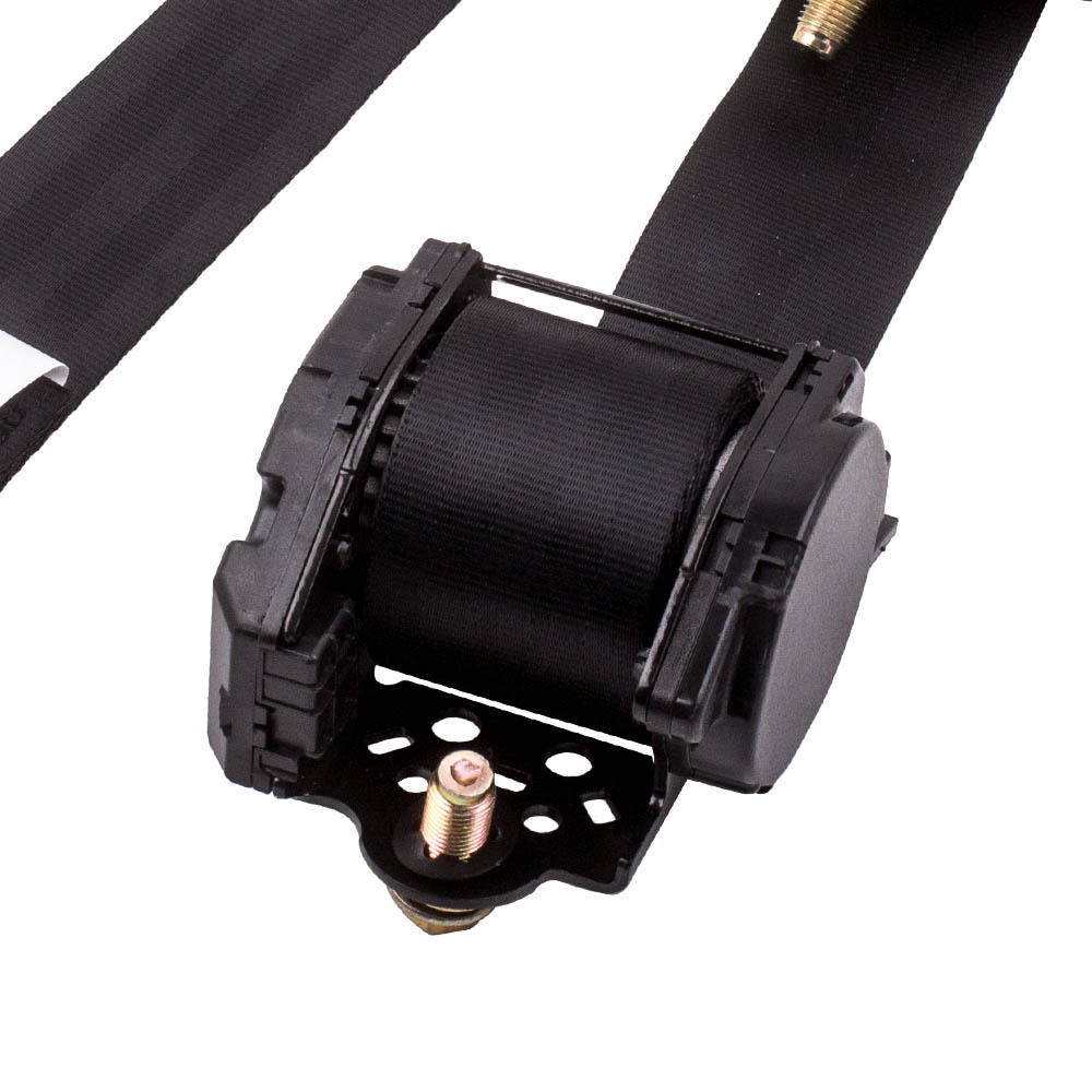 Cinturón Diagonal Cinturón de Seguridad de asiento de auto coche 3 puntos Blac