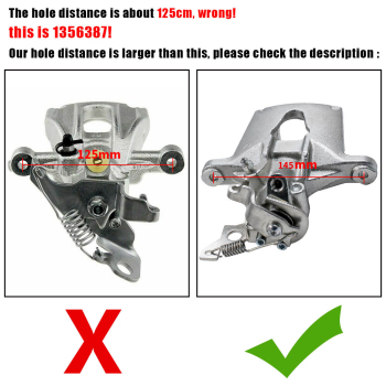 Etrier de Frein compatible pour Ford Mondeo III compatible pour Jaguar X-Type CF1 Arrière Droite