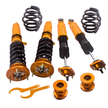 Maxpeedingrods Coilover Height Adjustable Absorber Strut Shocks compatible for BMW E46 3 Series 1998-2005