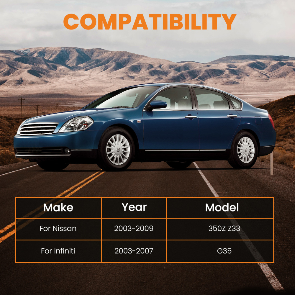 Kit de tracción ajustable de brazo de control/compensación trasera compatible con el compatible para Nissan 350Z Z33 2003-2009