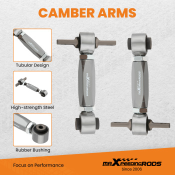 Rear Suspension Adjustable Upper Camber Control Arm compatible for Honda Civic 1988-2000