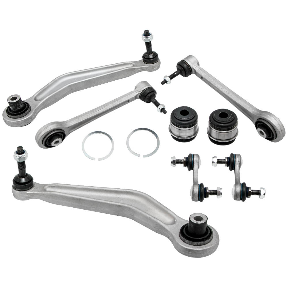 8pcs Rear Control Arms Bushing Drop Link Kit compatible for BMW 5 Series E39 1997-2003