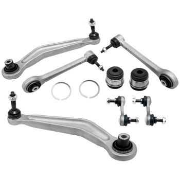 8pcs Rear Control Arms Bushing Drop Link Kit compatible for BMW 5 Series E39 1997-2003