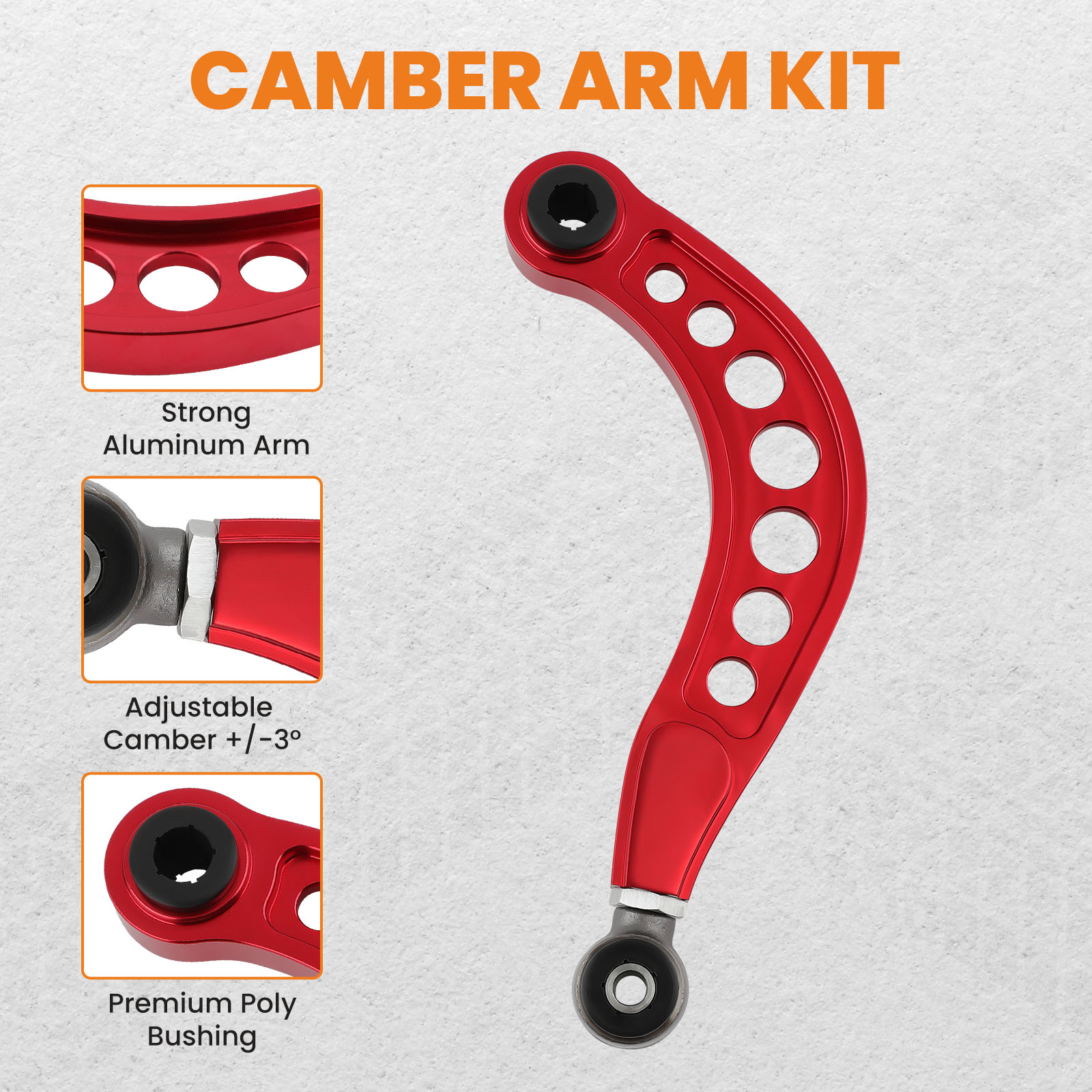 Rear Upper Camber Control Arm Kit For Honda Civic 2006-2011 – Adjustable