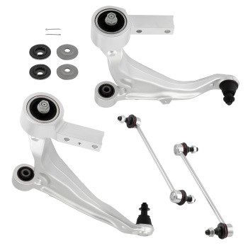 4x Front Lower Control Arm compatible for Acura MDX ZDX 2007 2013 Suspension Kit Ball Joint