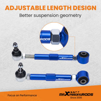 Adjustable Rear Toe Control Arm Set compatible for Lexus IS200 IS300 GS400 00-05 XE10