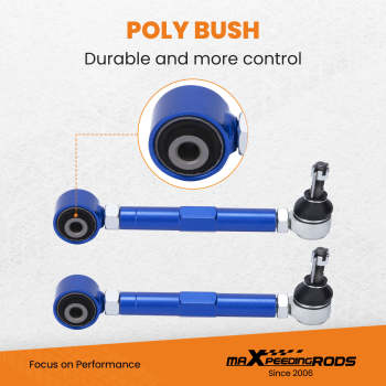 Adjustable Rear Toe Control Arm Set compatible for Lexus IS200 IS300 GS400 00-05 XE10