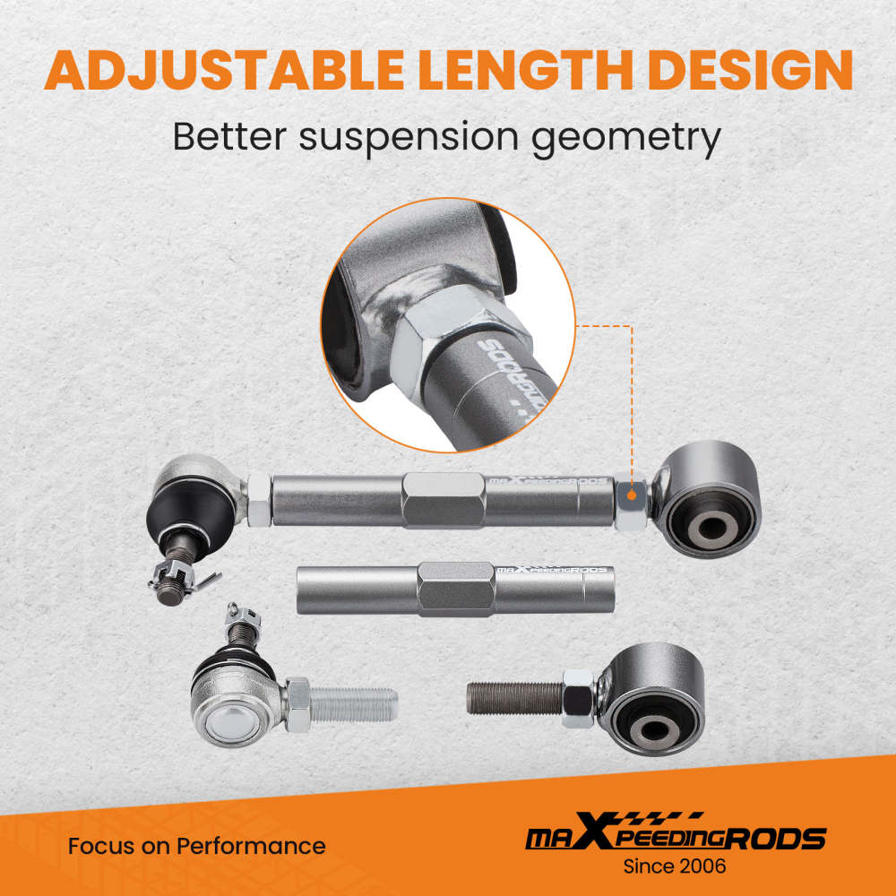 2x Adjustable Rear Toe Control Arms Kits compatible pour Lexus IS300 GS300 GS400 GS430 NEW