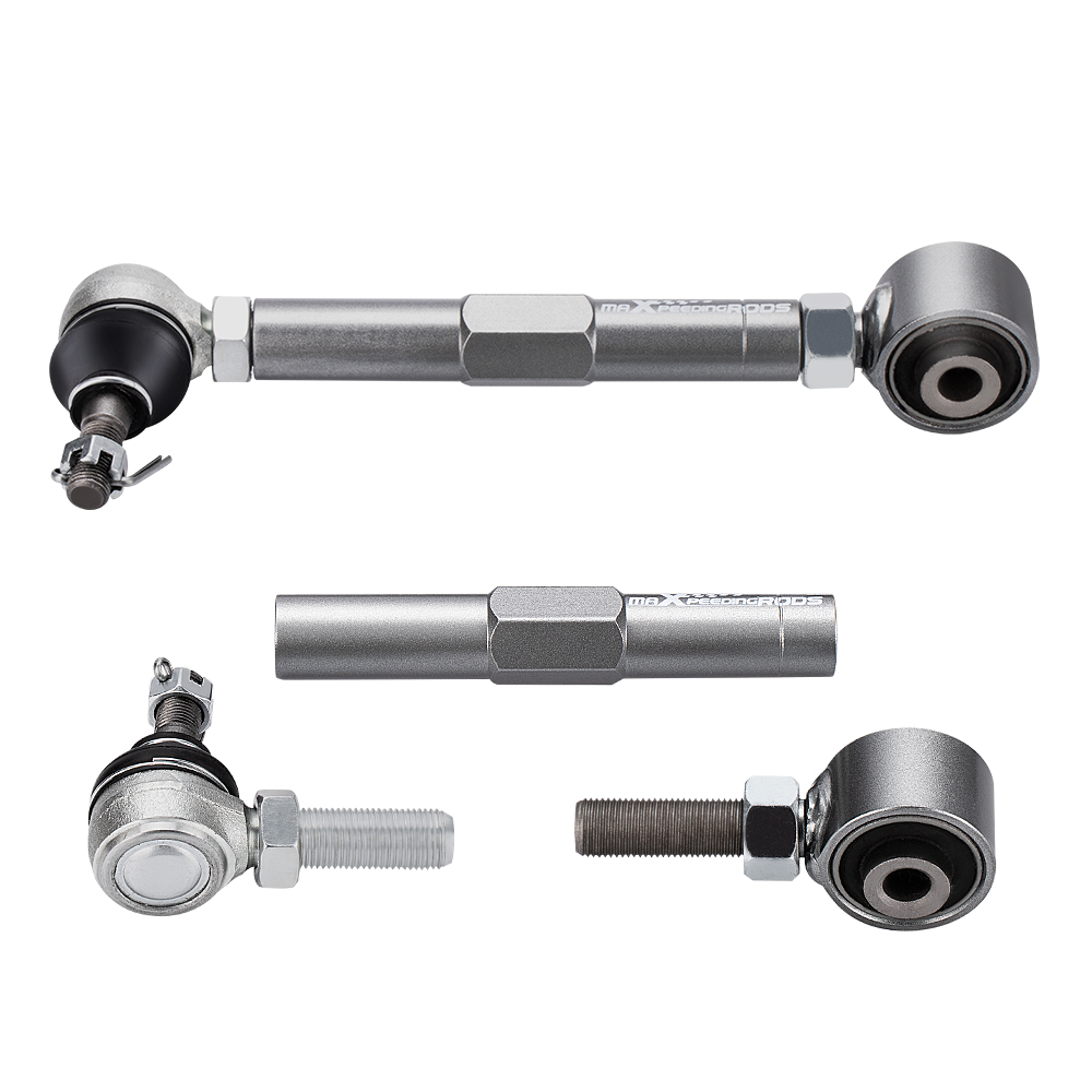 Grey Pair Adjustable Rear Toe Control Arms Kits Compatible For Lexus Is300 Gs300 Gs400 Gs430