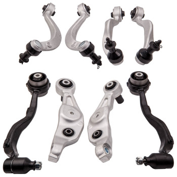Compatible for Lexus LS460 RWD 8x Front Upper Lower LH RH Suspension Control Arm Set suspension arms