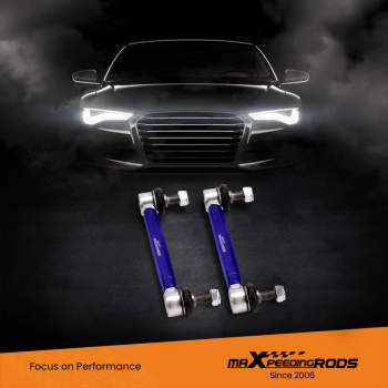 2x Adjustable Front Stabilizer End Links compatible for Tesla model 3 / model Y 2017-2022