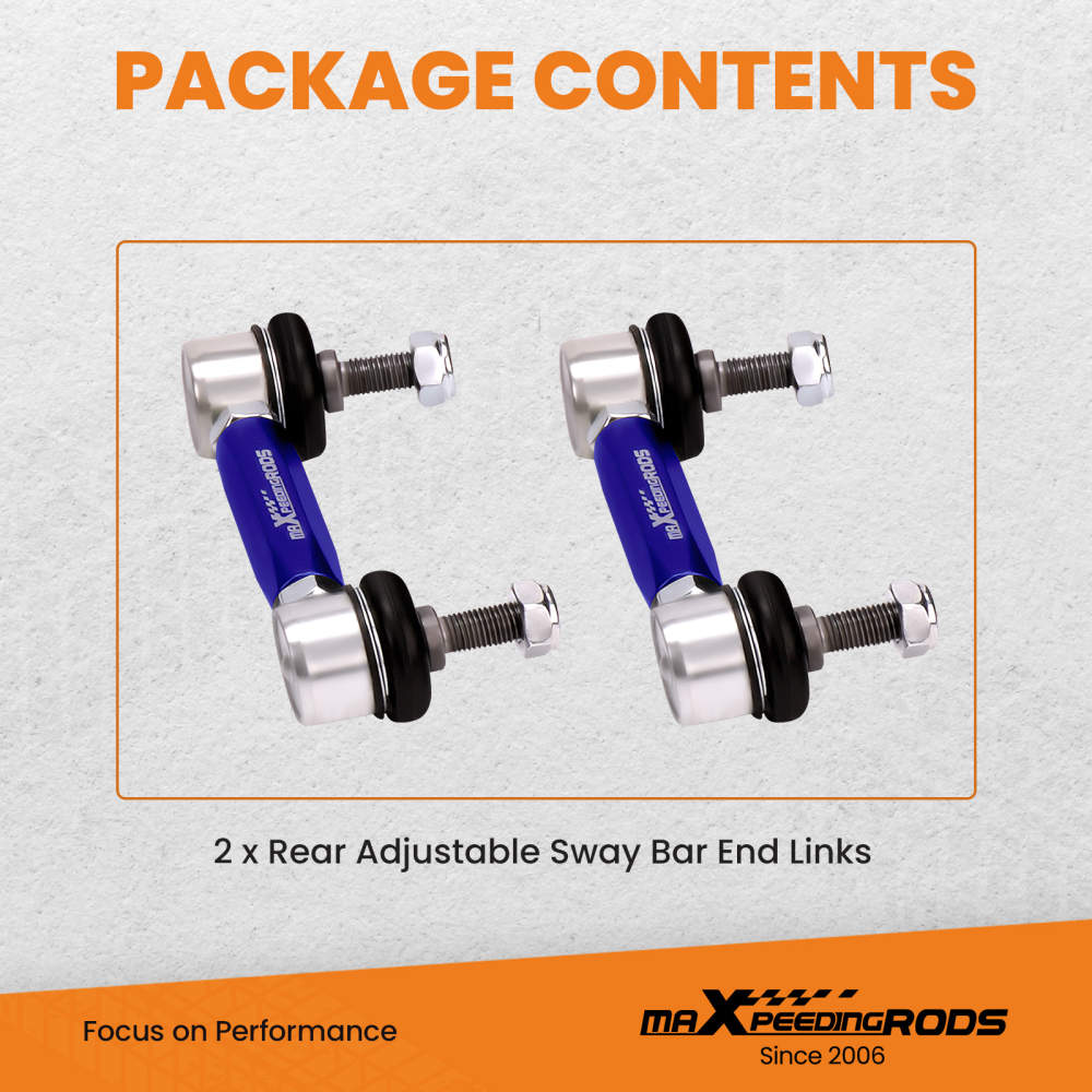 Adjustable Rear AntiRoll Bar End Link Stabilizer compatible for Tesla