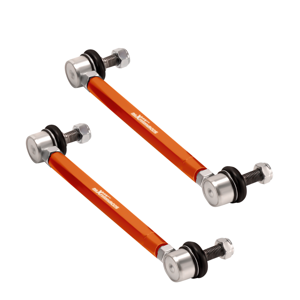 2x Adjustable Front Swaybar End Link Set Anti-Roll Bar compatible for Tesla model Y 2017-Up 2x Adjustable Front Swaybar End Link Set Anti-Roll Bar compatible for Tesla model Y 2017-Up