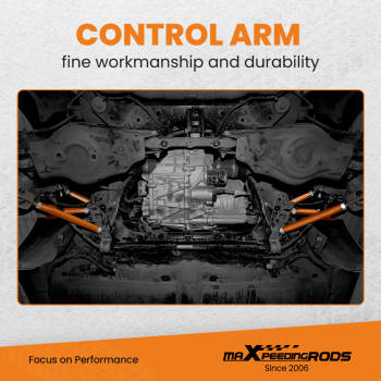 2x Adjustable Front Swaybar End Link Set Anti-Roll Bar compatible for Tesla model Y 2017-Up