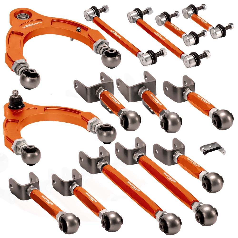 Adjustable Rear Control Arm + Setback Arm +Toe + Balance Bar compatible ...