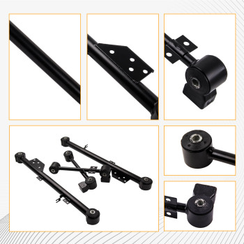 Control Arm Trailing Arms Kit compatible pour Nissan Pathfinder 1997-2004 Rear Lower Upper