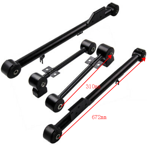 Control Arm Trailing Arms Kit compatible pour Nissan Pathfinder 1997-2004 Rear Lower Upper