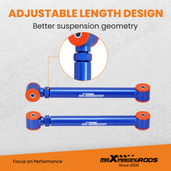 2x RHLH Lower Rear Adjustable Control Arms compatible pour Jeep Grand Cherokee WJ 2004