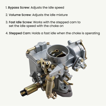  Carburateur compatible pour VW BEETLE 30/31 PICT-3 113129029A Carburateur Carb