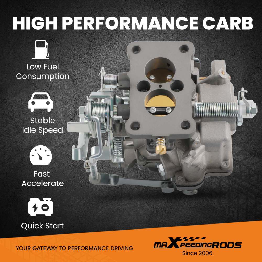 Caburateur compatible pour Toyota Corolla 3K 4K 21100-24034 21100-24035/45 APD Carburetor