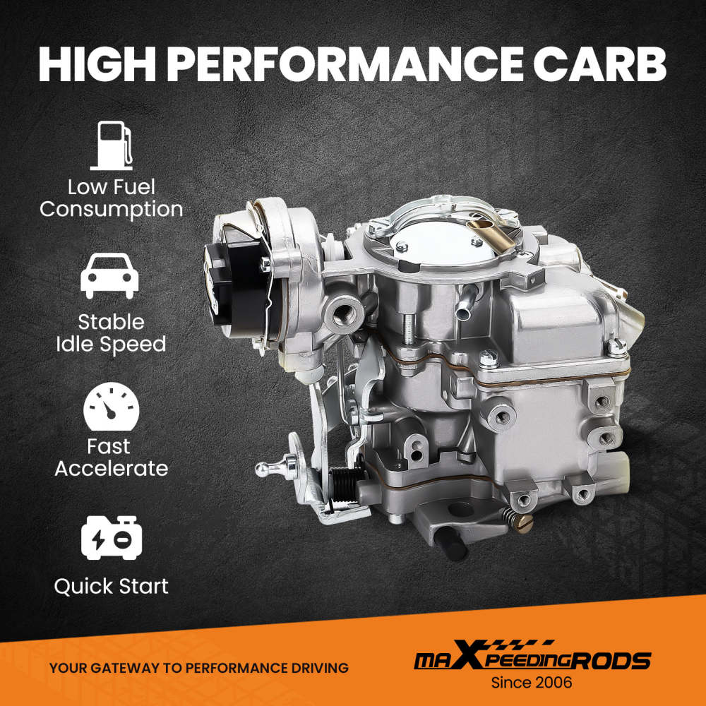 Carburateur compatible pour Ford F100 F150 4,9 L 300 Cu 4,1 L 250 Cu 3,3 L 200 Cu 1 baril