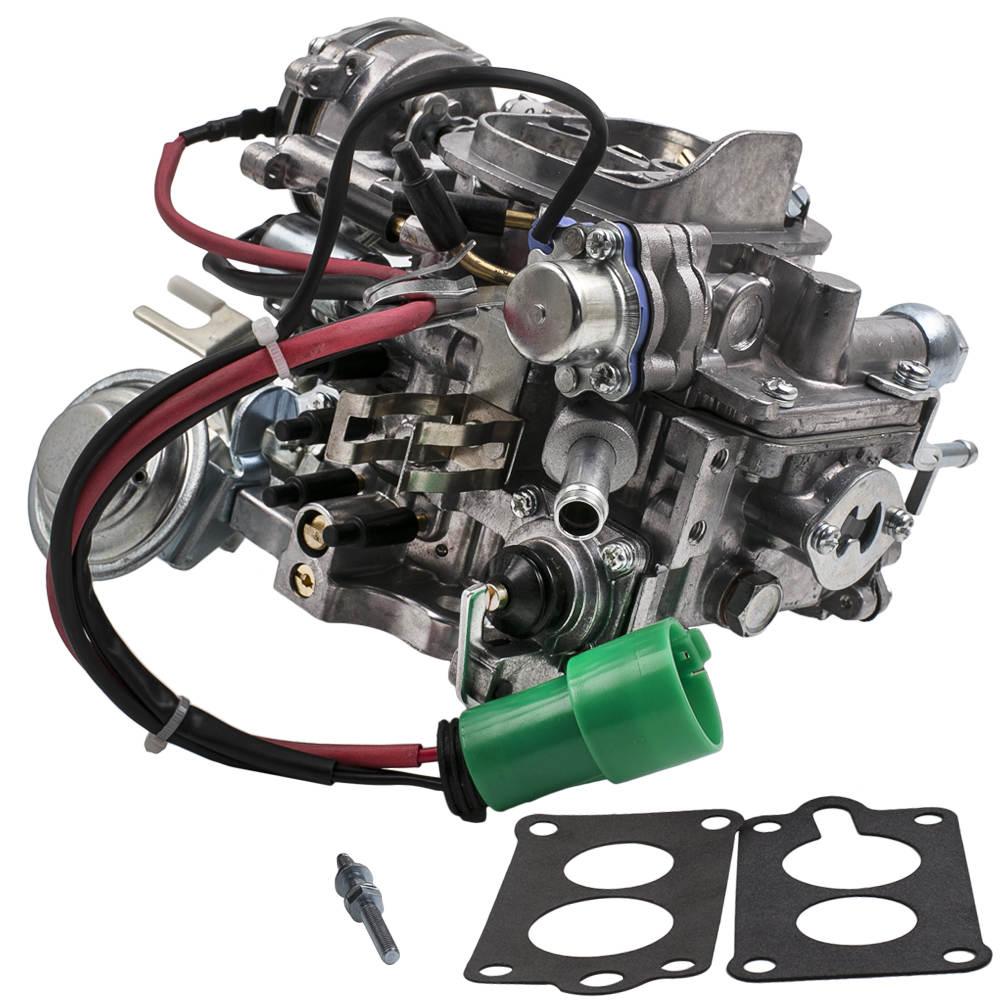 Carburetor compatible for Toyota 2 barrel 22R 1984 W/Green Round Plug