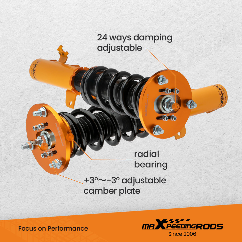 24 Damping Levels Coilover compatible for Lexus ES300 1995-1996 compatible for Toyota Avalon 1995-2003
