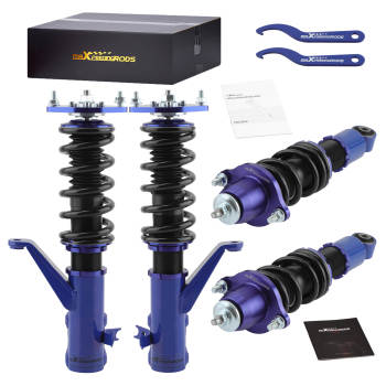 2001 - 2005 compatible for Honda Civic EM2 2001 2002 2003 2004 2005 Strut Spring Complete Coilovers Lowering Kit