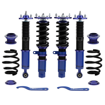 Height Adjustable Coilover Suspension Kit compatible for BMW E46 3 Series 1998 - 2006 320i 323ci 325i 328i Lowering Kit