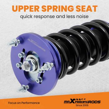 Height Adjustable Coilover Suspension Kit compatible for BMW E46 3 Series 1998 - 2006 320i 323ci 325i 328i Lowering Kit