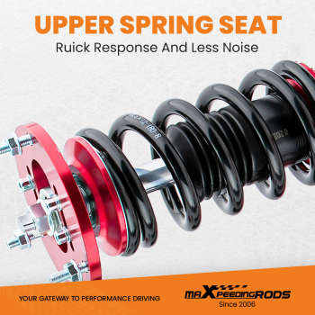 Compatible for BMW E46 Coilovers 3 Series 1998 - 2006 325i 323i 328i 320i Height Adjustable Coilover Suspension Kit Lowering Kit