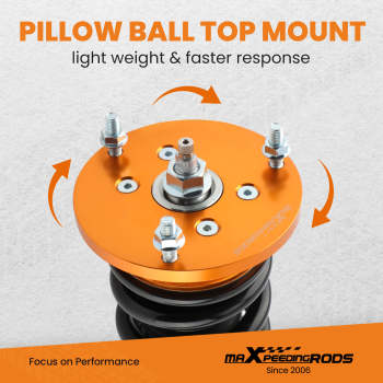 Upgrade Coilover Spring Shock Struts compatible for BMW Z4 E85 Roadster + Coupe Lowering Kit