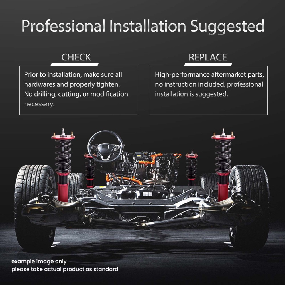 Racing Coilovers compatible for Honda Accord CL 97-99 compatible for Acura 97-99 CB CD 24 Ways Damper Shocks lowering kit