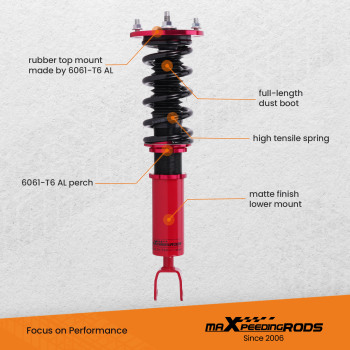 Compatible for Honda Accord 94-97 compatible for Acura 97-99 CB CD Adj Height Shocks Racing Coilovers lowering kit