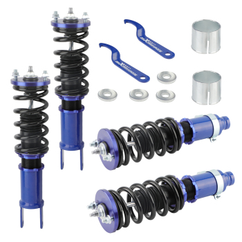 Compatible for Honda Civic Integra CRX 1992-2000 Height Adjustable Coilover Suspension Kit Lowering Kit