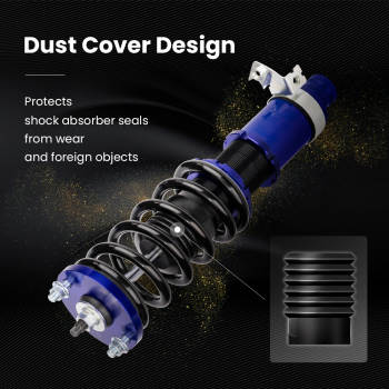 Compatible for Honda Civic Integra CRX 1992-2000 Height Adjustable Coilover Suspension Kit Lowering Kit