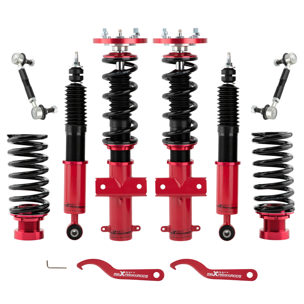 2005 - 2014 compatible for Ford Mustang 24 Ways Adjustable Damper Suspension Kit Coilovers Lowering Kit