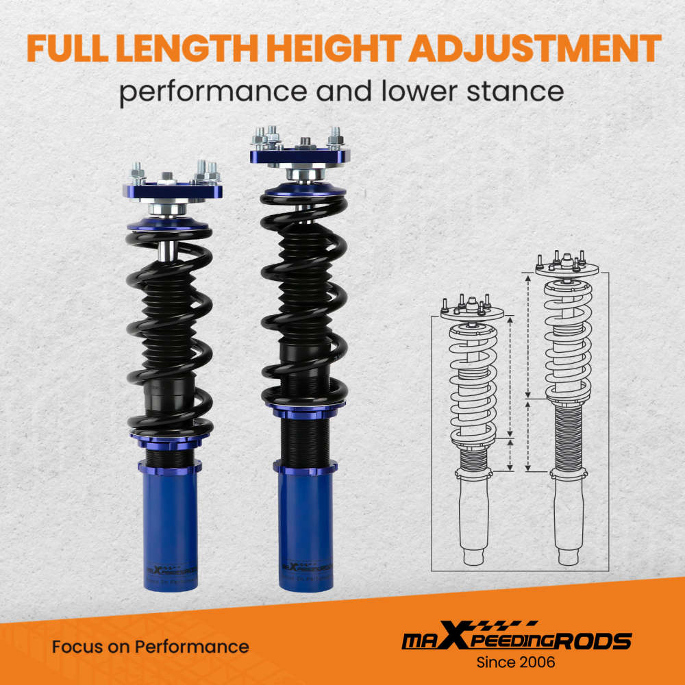 Racing Coilovers Kits compatible for Ford Mustang 4th 1994-2004 ...