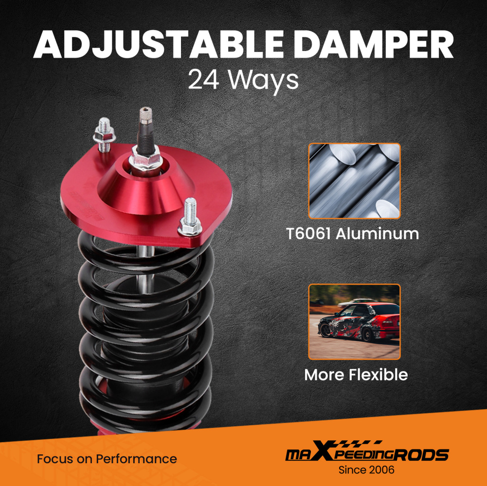 Compatible for MAZDA MX-5 II(01/1998-10/2005) Adjustable Damper Coilovers Suspension Kit lowering kit