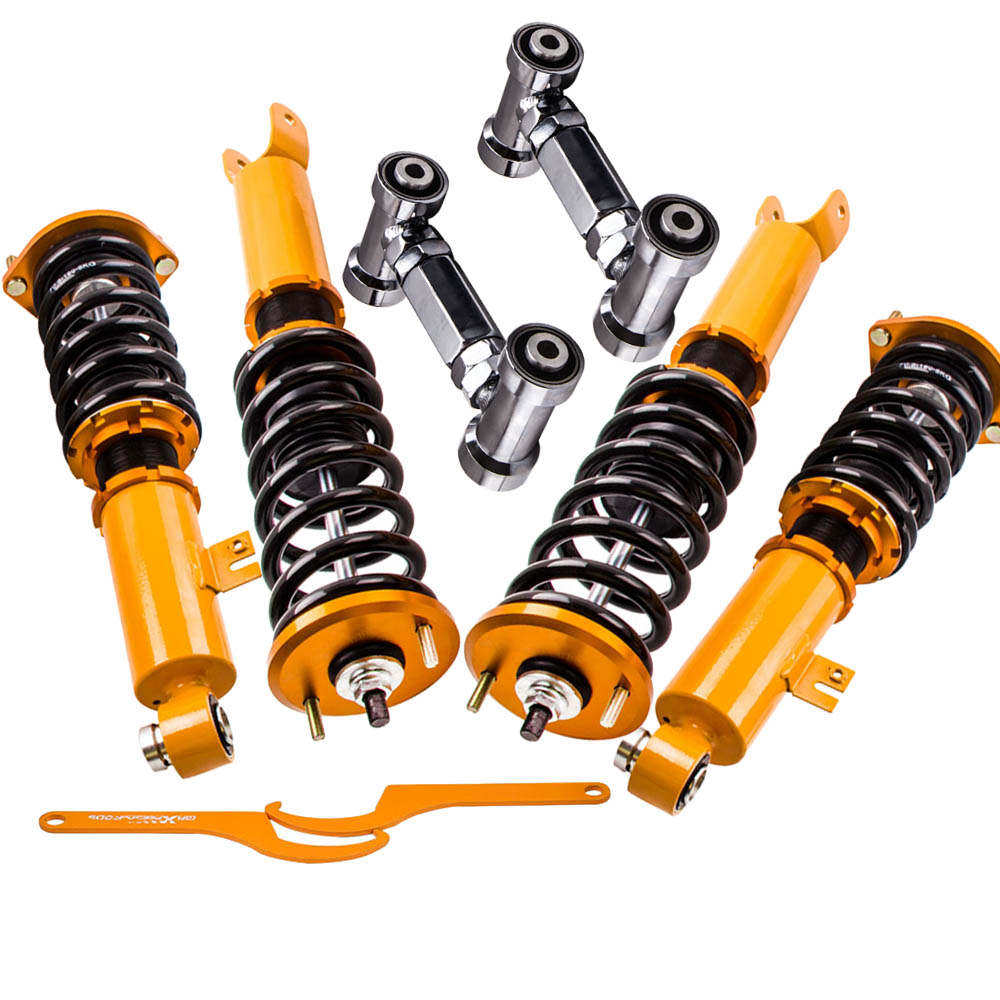 Coilovers Suspension Kit plus Front upper camber arm for Nissan 9096