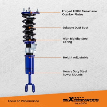 Compatible for Nissan 350z coilovers 2003 - 2008 Shock Absorbers Suspension Kits Coil Coilovers Struts lowering kit