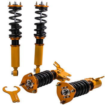 Height Adjustable Coilover Suspensions compatible for Nissan S13 180SX 240SX 89-94 Set of 4 Lowering Kit