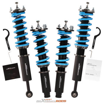 Maxpeedingrods 24-Way Adjustable Coilovers Struts Compatible For Honda Accord CG 98-02 Lowering Kit