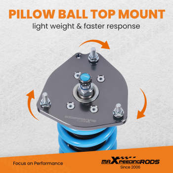 Performance T6 Advanced Series Shock Absorbers compatible for Audi A4 B9 2015+ 24 levels of adjustable damper Lowering Kit