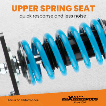 Upgraded maXpeedingrods T6 Advanced Series Coilovers compatible for Mini Cooper R50 R53 R52 2001-06 Adjustable Lowering Kit