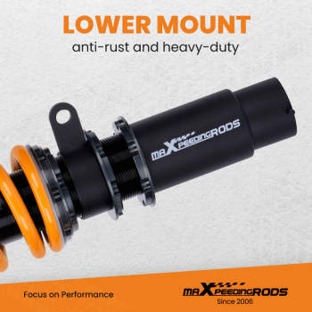 Upgraded Adjustable Coilover compatible for BMW E46 330i 325i 328i 318d 320d 320i 325i 330d Lowering Kit