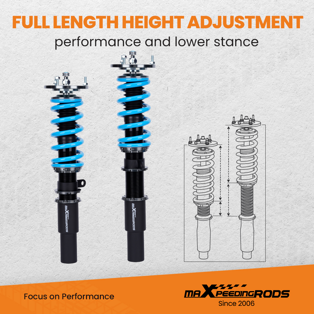 Coilover suspensión compatible para BMW E60 xDrive 2004-2010 Adjustable Damper Amortiguado