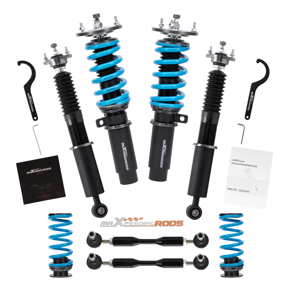 T6 Advanced Series Coilovers compatible for BMW Z4 Roadster E85 Coupe E86 Lowering Suspension Kit Lowering Kit